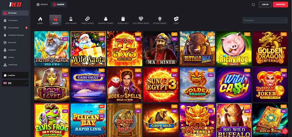 1Red Casino Games